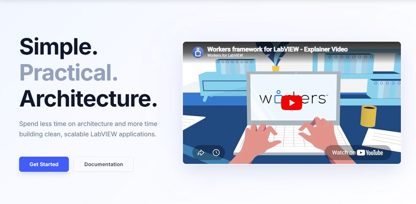 Workers for LabVIEW — Simple. Practical. Architecture.